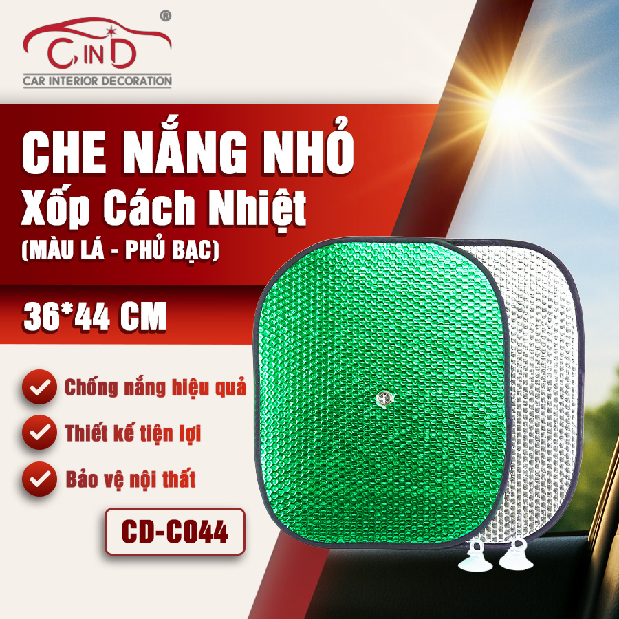 CAR SUNSHADE CIND CD-C044 36*44CM 1SET/2PCS 