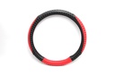 STEERING WHEEL COVER P522 SIZE M Black/red