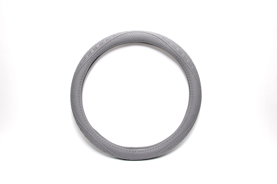 STEERING WHEEL COVER #5001 SIZE M Grey