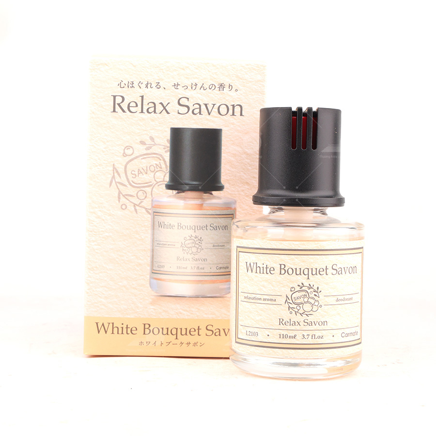 Dầu thơm RELAX SAVON LIQUID WHITE BOUQUET SAVON WHITE BOUQUET SAVON L2103 110ml vàng