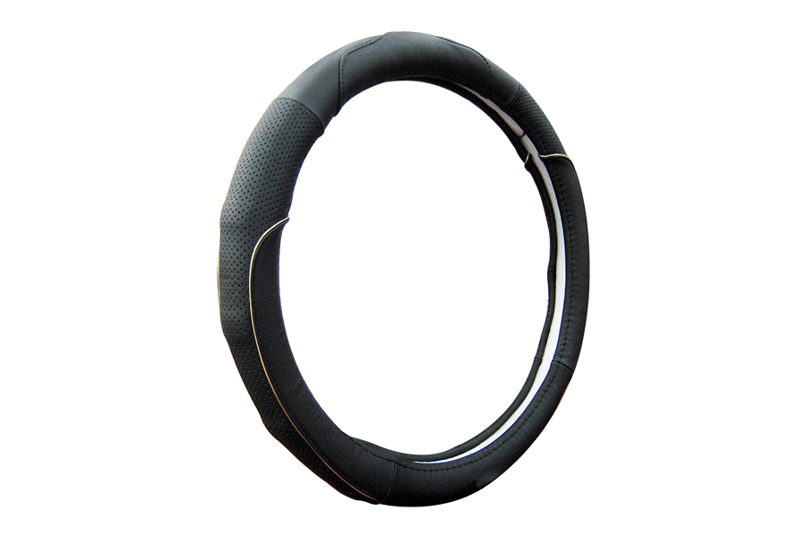 STEERING WHEEL COVER X65 (M) black