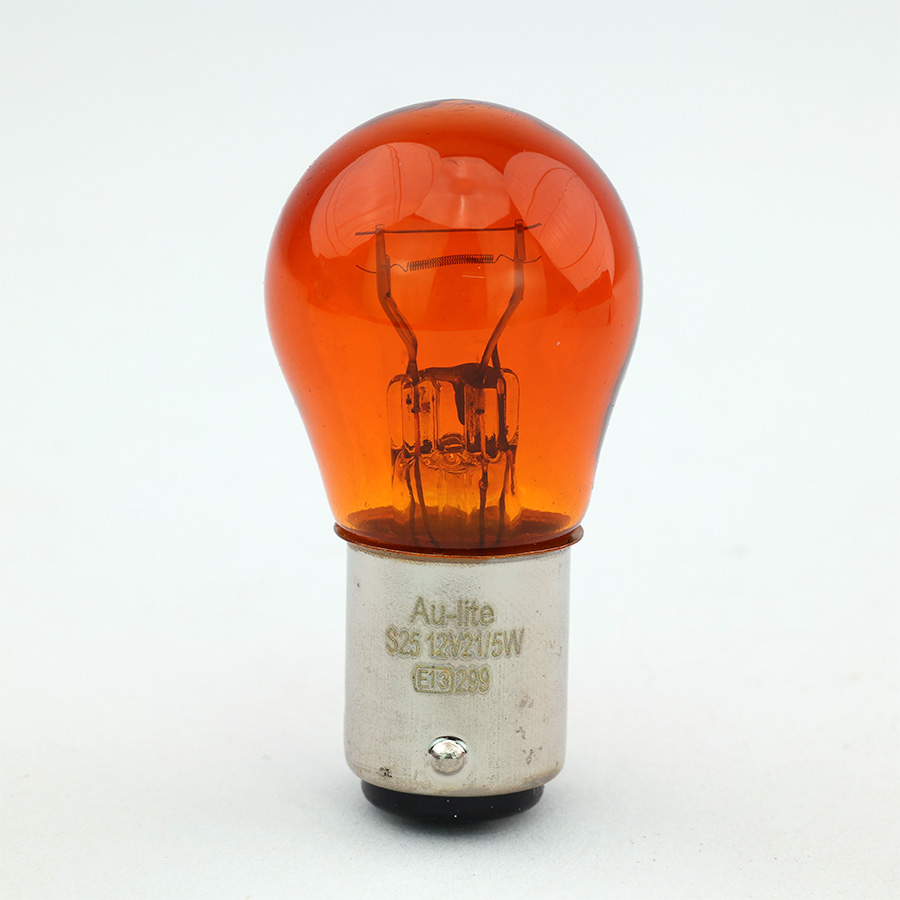 HALOGEN BULBS  S25-12V21/5W(BAY15D) Amber