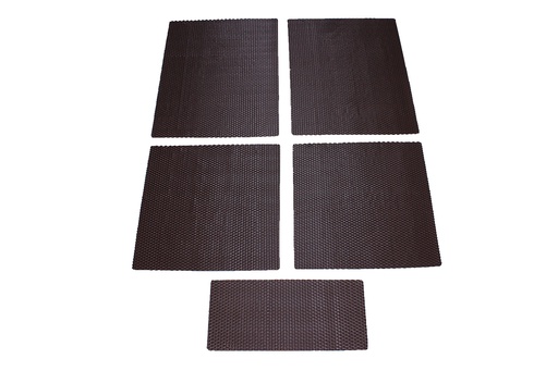 [TXY015N] CAR MAT #015 BROWN 5PCS/SET