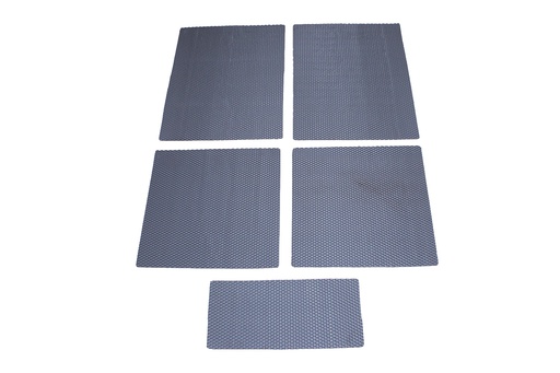 [TXY015X] CAR MAT #015 GREY 5PCS/SET