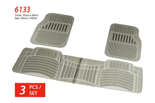 [TXPA6133D] PLASTIC MAT PACKY PODA  6133-SMOKE 3PCS/1SET