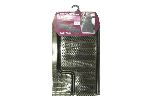 [TXPA6407D] PLASTIC MAT PACKY PODA  6407-SMOKE 1PCS/1SET