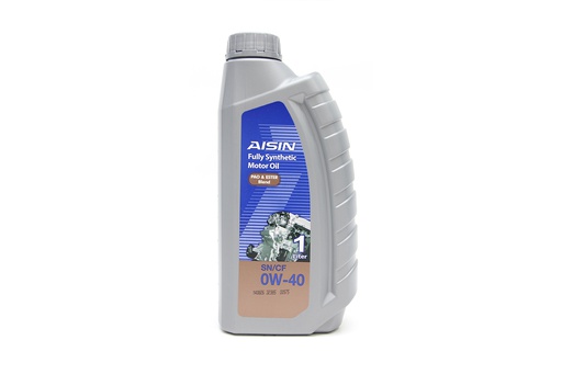 [9NAESEN0041P] AISIN evonTECH+ Fully Synthetic Motor Oil (PAO Ester Blend) 0W-40 SN/CF 