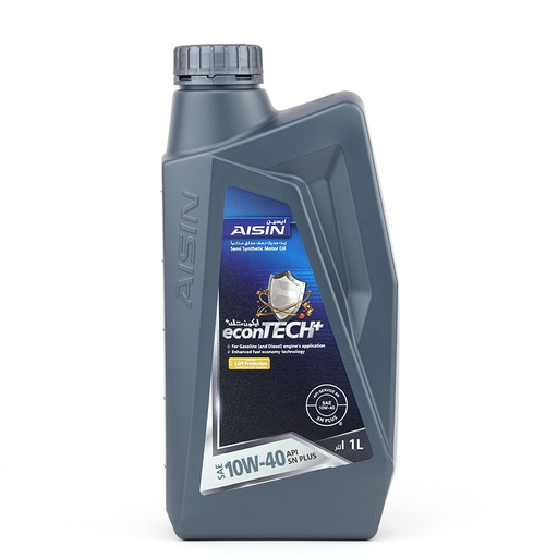 [9NAESSN1041PN] AISIN econTECH+ Semi Synthetic Motor Oil 10W-40 SN PLUS 