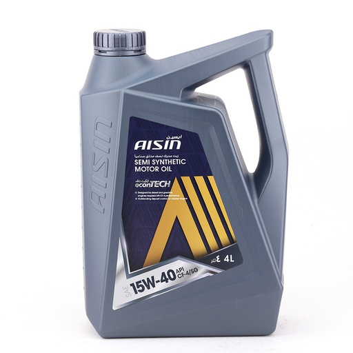 [9NAECSF1544PN] AISIN econTECH Semi Synthetic Motor Oil 15W-40 CF-4/SG