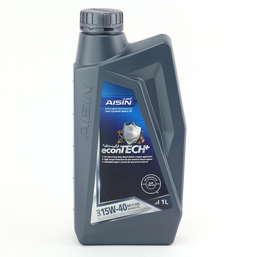 [9NAECSI1541P] AISIN econTECH+ Semi Synthetic Motor Oil 15W-40 CI-4/SL 