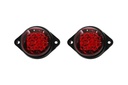 Add LED Side Lamp Viair VI-004-10V-30V 85*30*61.5mm 2PCS/SET Red