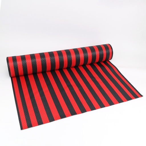 [TCHB008DDO] PVC CAR MATS HB008 BLACK & RED Size 9M*1.2M