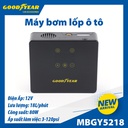 Máy bơm điện tử vuông GOODYEAR GY-5218 12V-27.7W- 80W-10A-120PSI-18L/min mặt đồng hồ điện tử-cảm ứng