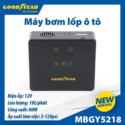 [MBGY5218] INTELLIGENT DIGITAL INFLATOR GOODYEAR GY-5218 12V-80W