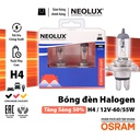 Bóng Halogen Tăng Sáng 50% H4 12V 60/55W N472EL-2SCB Hiệu Neolux