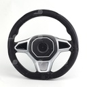 STEERING WHEEL COVER STYLE SIZE M CIND E011D đen/đen